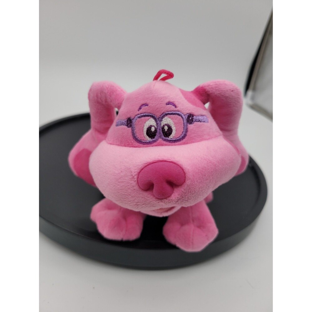 Blue's Clues & You Stuffed Animal Plush 7" Magenta Pink Nickelodeon Puppy Dog